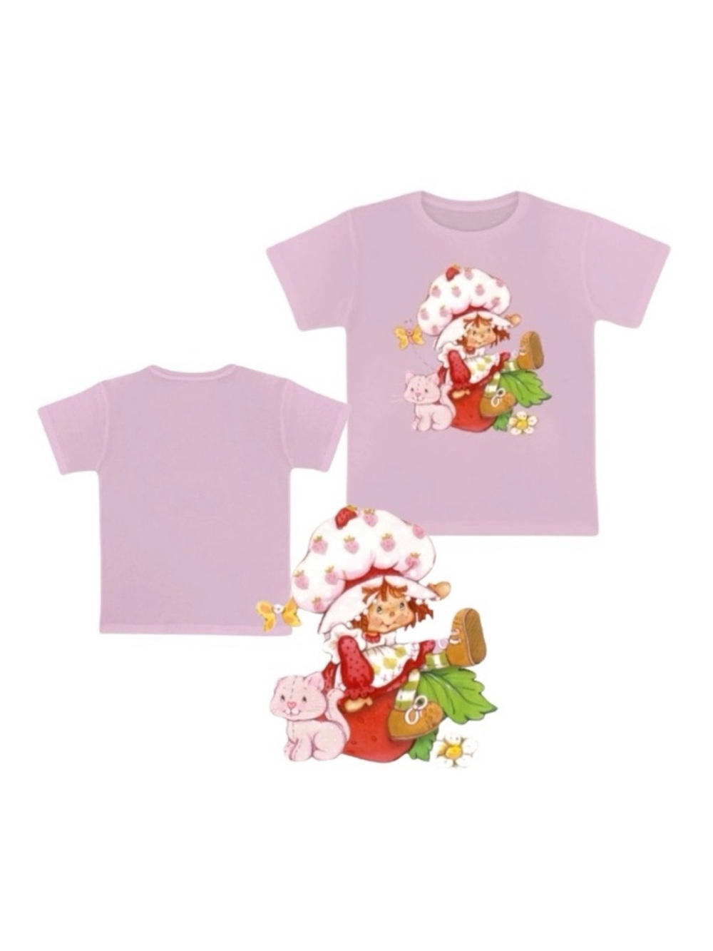 Strawberry Shortcake And Custard Graphic Tee